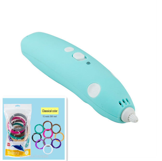3D Printing Pen with USB Charging, Smart Graffiti Drawing Pen for Kids & DIY 3D Art.