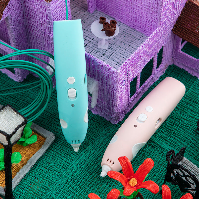 3D Printing Pen with USB Charging, Smart Graffiti Drawing Pen for Kids & DIY 3D Art.