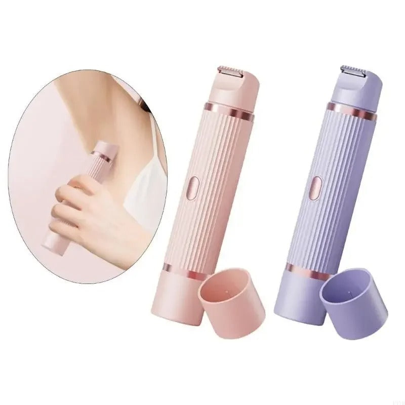 2-in-1 Women’s Electric Shaver – Waterproof Double Head Trimmer for Smooth Hair Removal