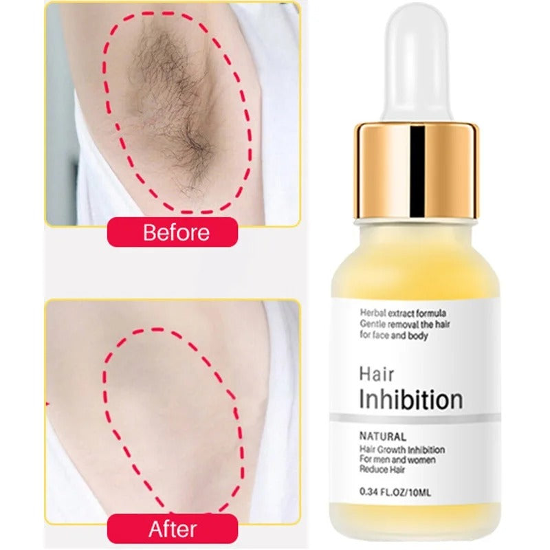 Powerful Hair Growth Inhibitor Serum for Women – Painless Hair Restraint for Armpit, Legs & Arms