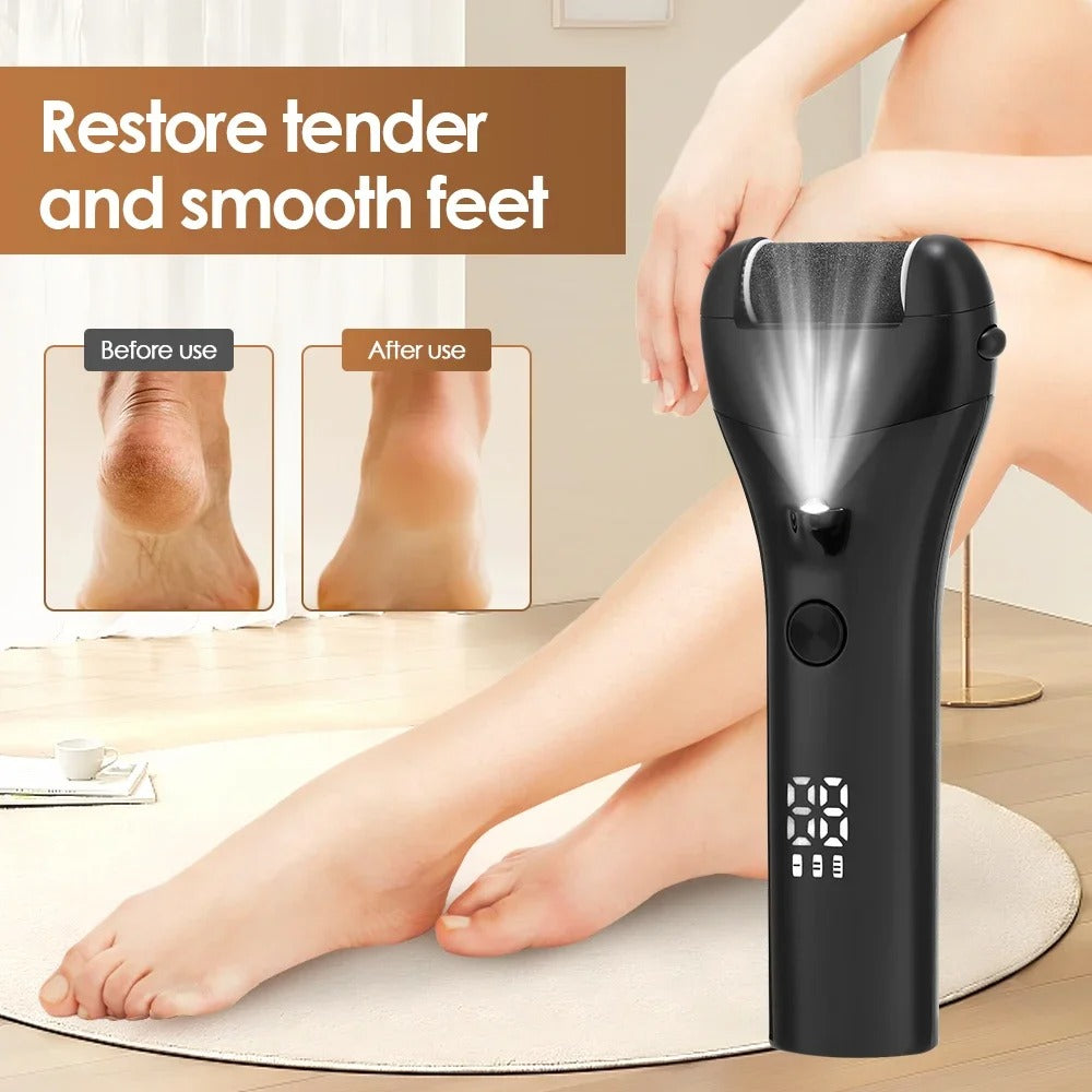 Electric Pedicure Callus Remover – Professional Foot Grinder & Sandpaper File for Heels & Hard Skin