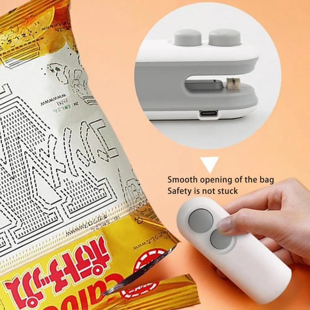Mini Bag Sealer & Cutter USB Rechargeable