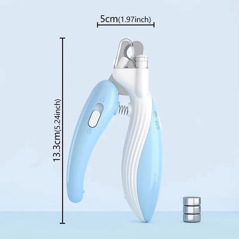 LED Electric Pet Nail Grinder & Claw Grooming Scissors for Dogs, Cats & Small Animals