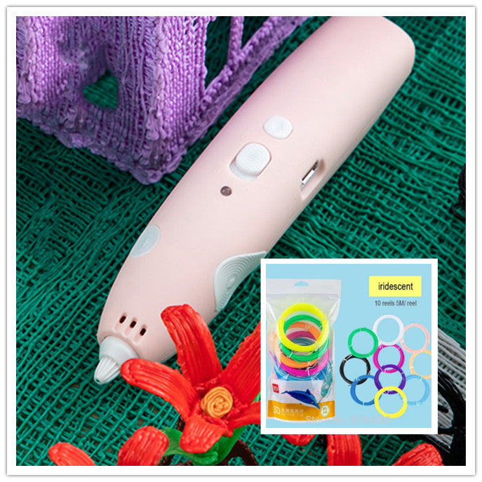 3D Printing Pen with USB Charging, Smart Graffiti Drawing Pen for Kids & DIY 3D Art.