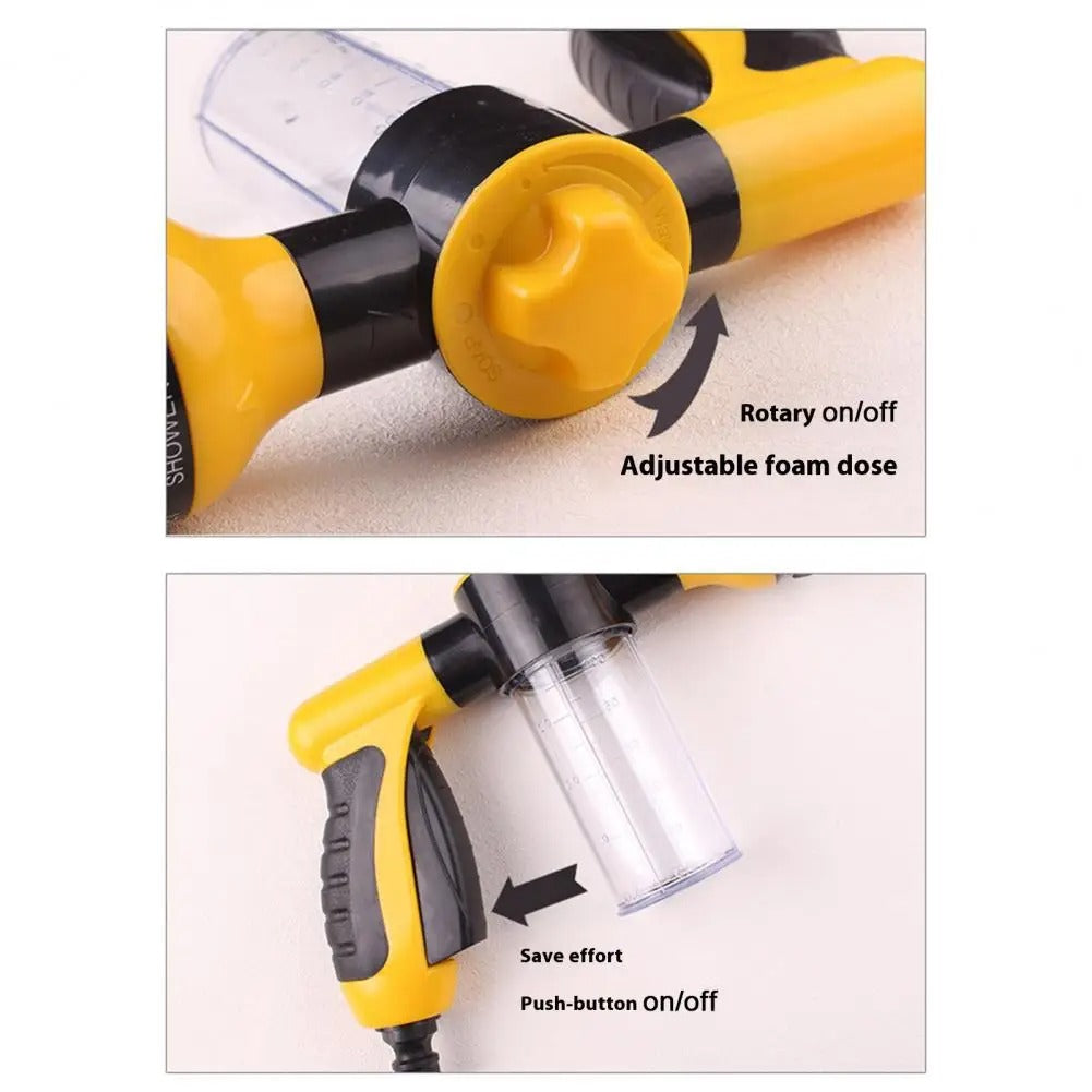 Adjustable Foam Sprayer for Car Wash – High Pressure, Ergonomic Handle