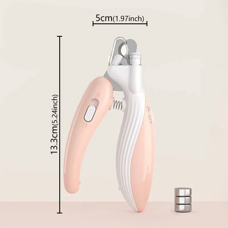 LED Electric Pet Nail Grinder & Claw Grooming Scissors for Dogs, Cats & Small Animals