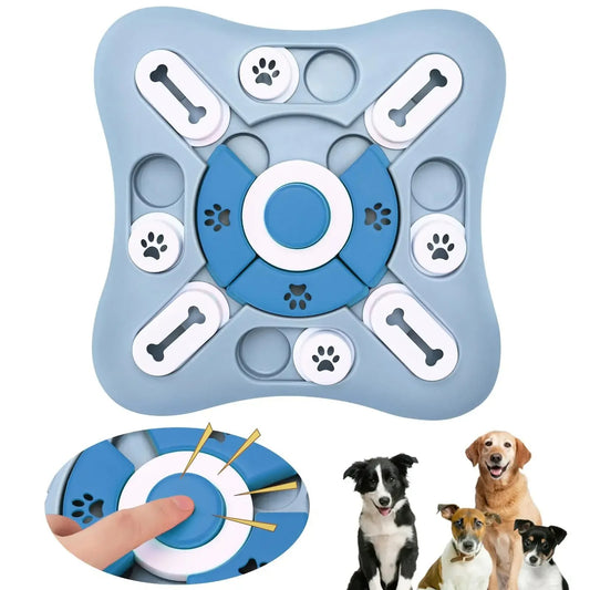 Puzzle Dog Toy Slow Feeder – Leak, Hide & Seek Game | Puppy IQ Training, Interactive Pet Puzzle Bowl, Anti-Slip Food Dispenser