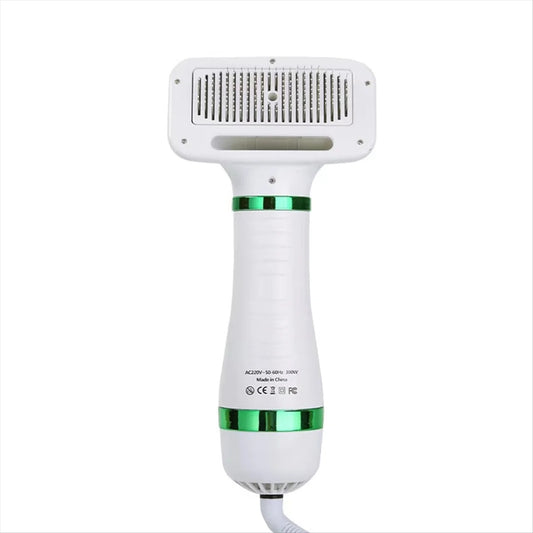 Pet Hair Dryer with Slicker Brush – Professional Grooming Blower for Dogs & Cats, EU Plug