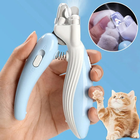 LED Electric Pet Nail Grinder & Claw Grooming Scissors for Dogs, Cats & Small Animals