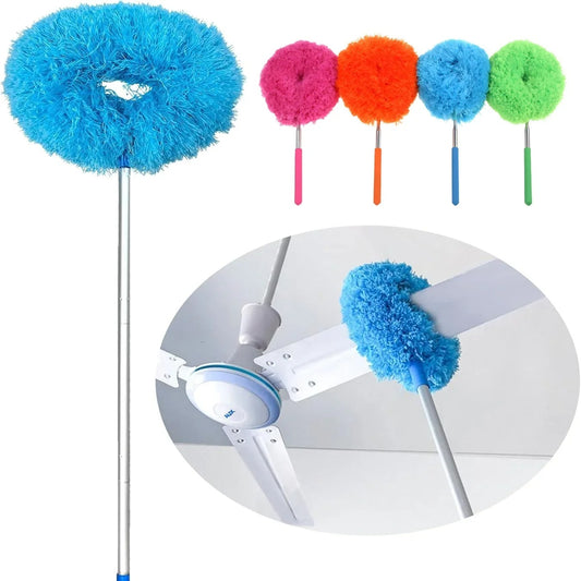 Extendable Feather Duster for Home Cleaning – Washable & Reusable Dusting Stick for Ceiling, Corners & Furniture