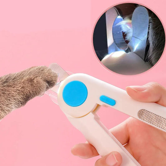 Pet Nail Clipper with LED Light – Dog & Cat Nail Cutter Grooming Tool