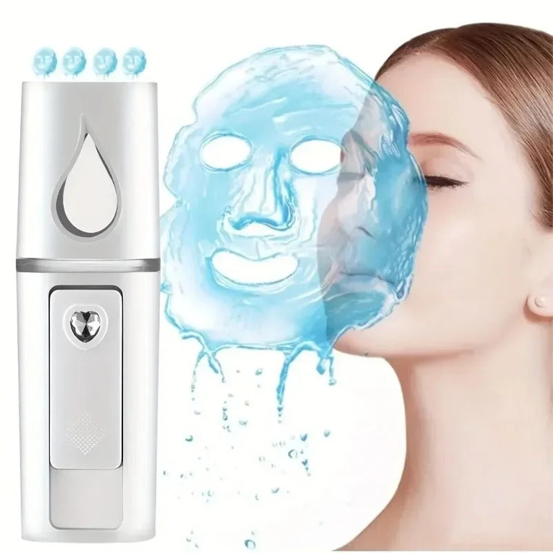 Mini Portable Facial Steamer – USB Nano Mister & Hydrating Beauty Spray Device