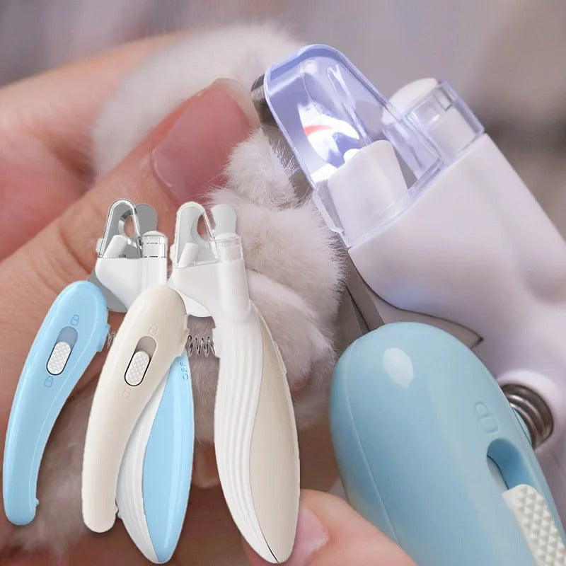 LED Electric Pet Nail Grinder & Claw Grooming Scissors for Dogs, Cats & Small Animals