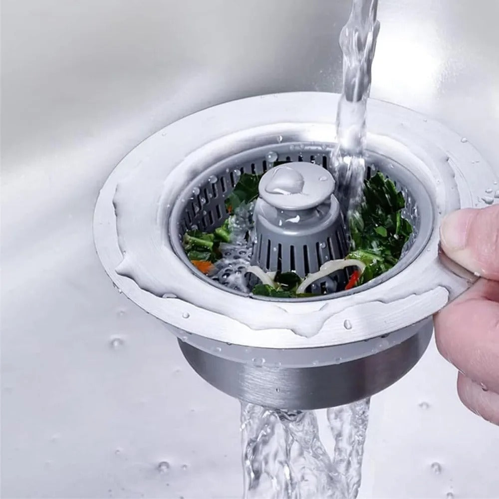 3-in-1 Sink Filter & Strainer Plug