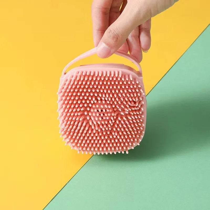 Pet Bath & Massage Gloves – Soft Silicone Brush for Dogs & Cats
