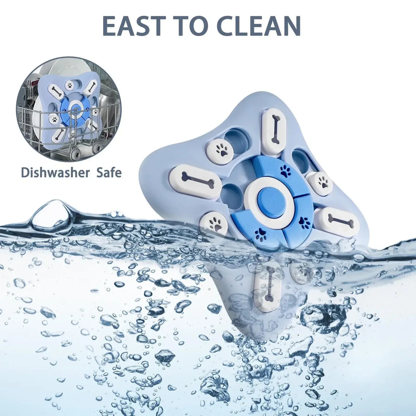 Puzzle Dog Toy Slow Feeder – Leak, Hide & Seek Game | Puppy IQ Training, Interactive Pet Puzzle Bowl, Anti-Slip Food Dispenser