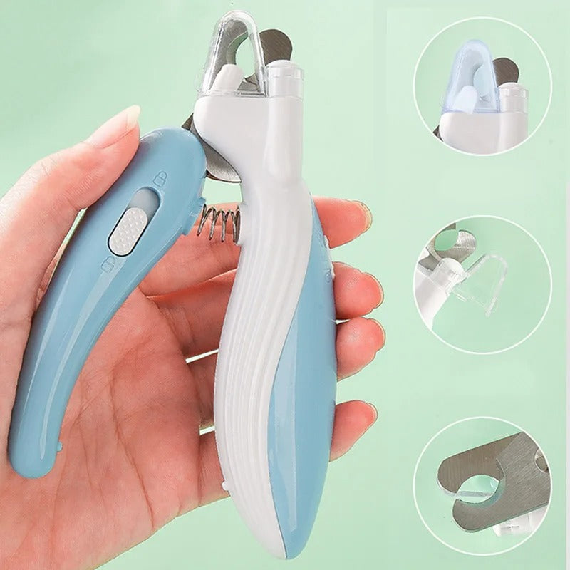 LED Electric Pet Nail Grinder & Claw Grooming Scissors for Dogs, Cats & Small Animals