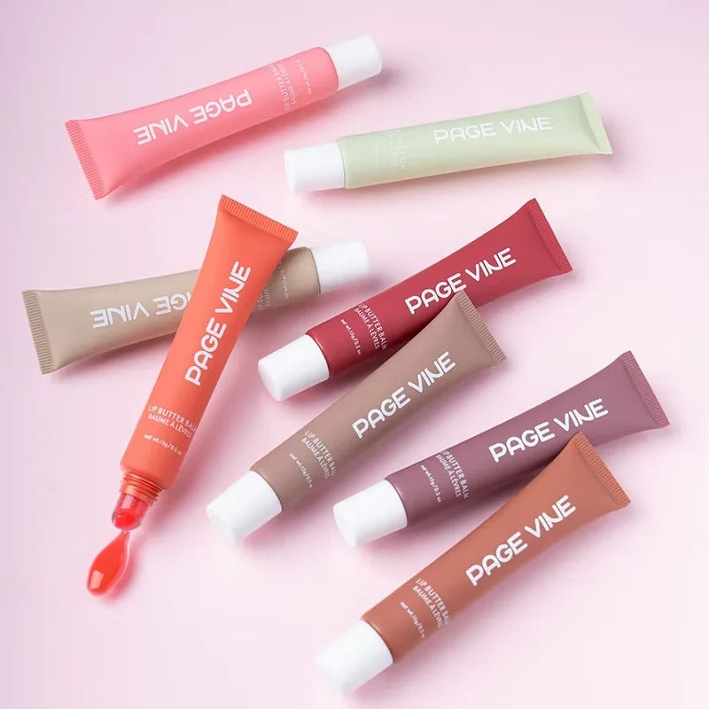 8-Piece Set of Moisturizing Lip Balms – Long-Lasting, Gentle & Non-Irritating Lip Care
