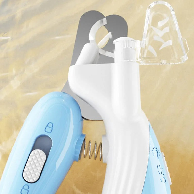 LED Electric Pet Nail Grinder & Claw Grooming Scissors for Dogs, Cats & Small Animals