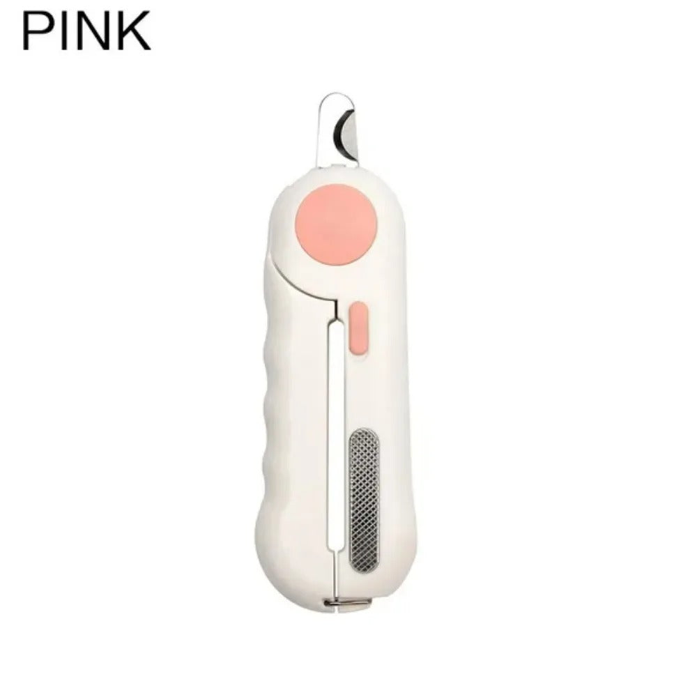 Pet Nail Clipper with LED Light – Dog & Cat Nail Cutter Grooming Tool