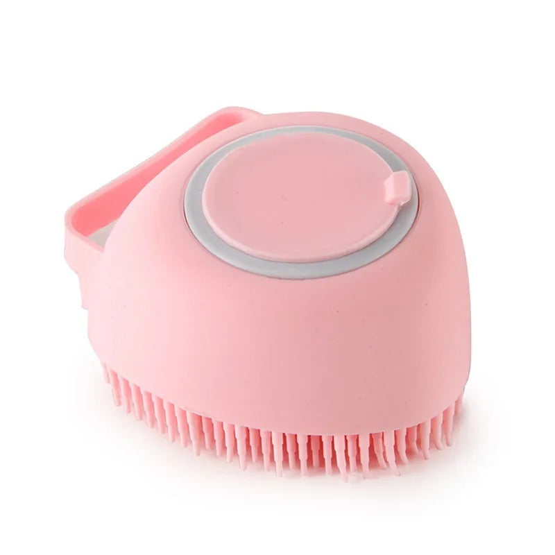 Pet Bath & Massage Gloves – Soft Silicone Brush for Dogs & Cats