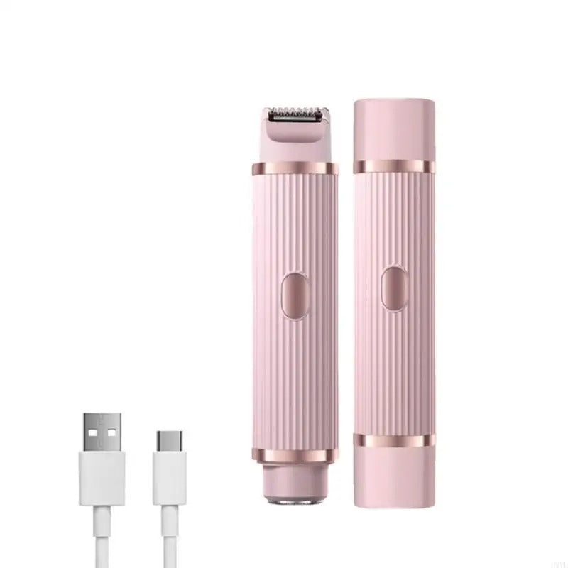 2-in-1 Women’s Electric Shaver – Waterproof Double Head Trimmer for Smooth Hair Removal
