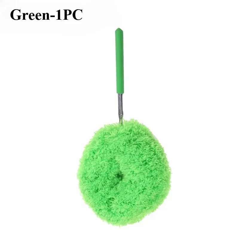 Extendable Feather Duster for Home Cleaning – Washable & Reusable Dusting Stick for Ceiling, Corners & Furniture