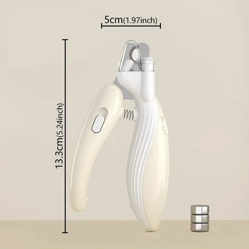 LED Electric Pet Nail Grinder & Claw Grooming Scissors for Dogs, Cats & Small Animals