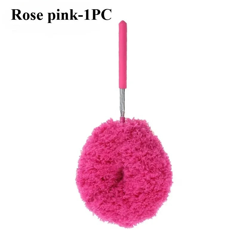 Extendable Feather Duster for Home Cleaning – Washable & Reusable Dusting Stick for Ceiling, Corners & Furniture