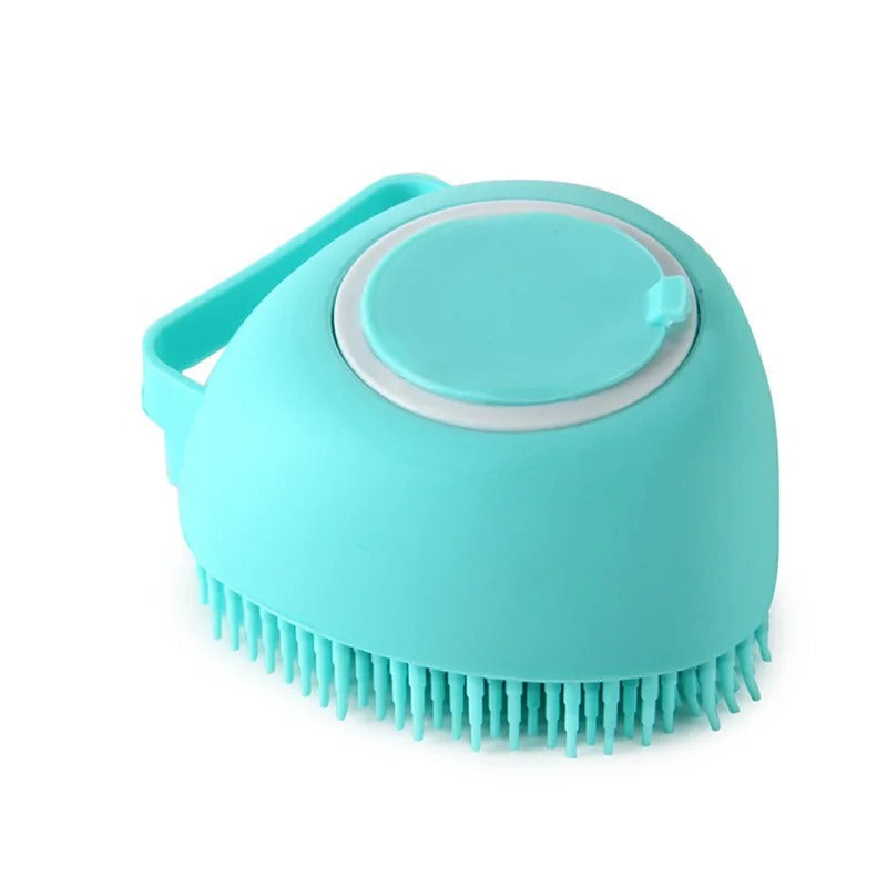 Pet Bath & Massage Gloves – Soft Silicone Brush for Dogs & Cats