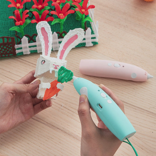 3D Printing Pen with USB Charging, Smart Graffiti Drawing Pen for Kids & DIY 3D Art.